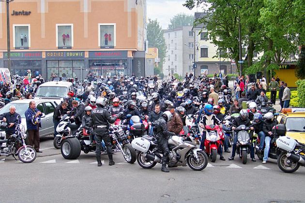 Parada motocykli odwiedziła Lębork