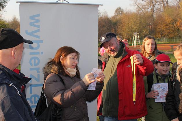 Piesza wyprawa po Lęborku. Pogoda dopisała, humory też