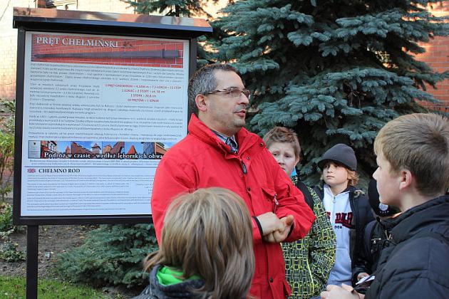 Piesza wyprawa po Lęborku. Pogoda dopisała, humory też