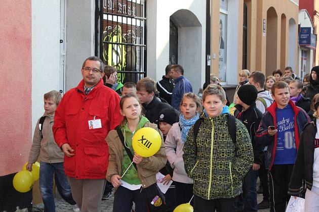 Piesza wyprawa po Lęborku. Pogoda dopisała, humory też