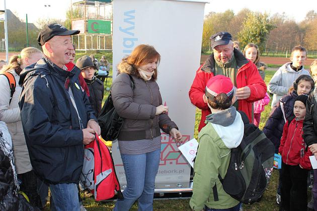 Piesza wyprawa po Lęborku. Pogoda dopisała, humory też