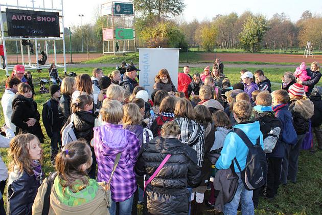 Piesza wyprawa po Lęborku. Pogoda dopisała, humory też