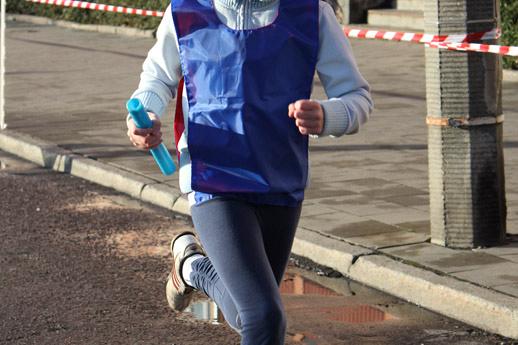 Biegali z Mikołajem