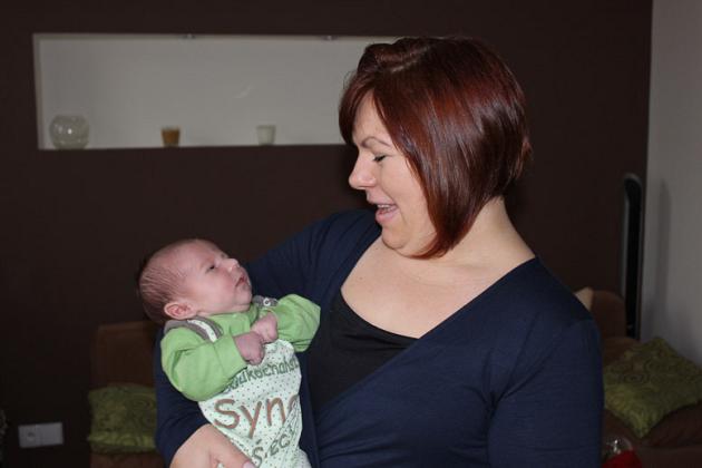 Odwiedziny u pierwszego lęborskiego dziecka urodzonego w 2012 roku