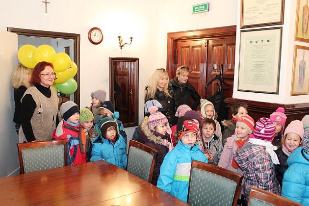 Przedszkolaki w ratuszu