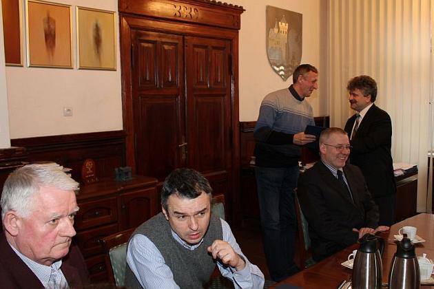 Pogoń Lębork u Burmistrza