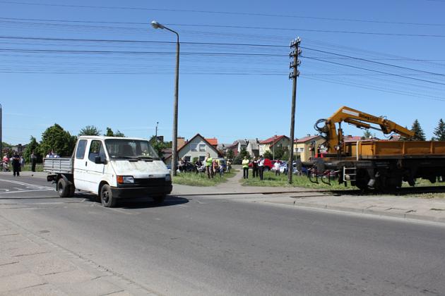 Bezpieczny przejazd - symulacja wypadku