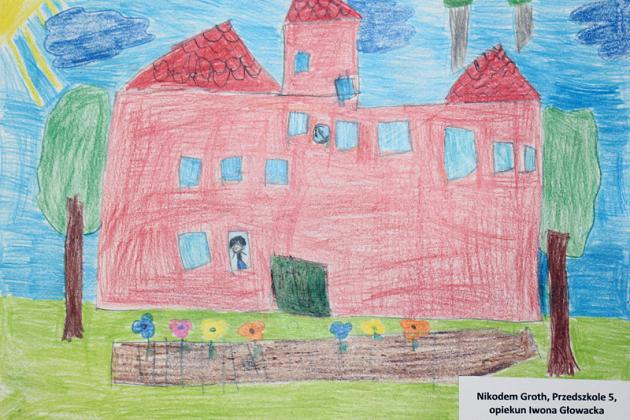 Herb miasta i Urząd Miejski w Lęborku w pracach plastycznych