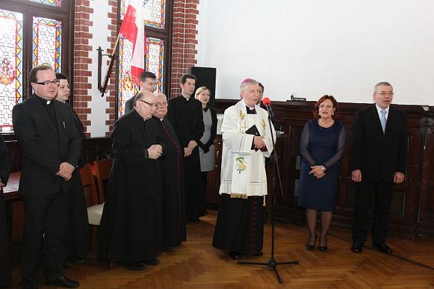 Biskup z kolędą w ratuszu