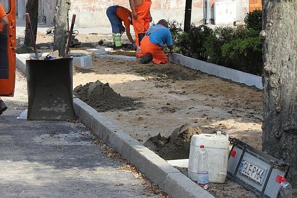 Remont ulic w centrum miasta