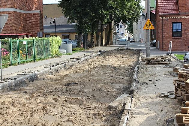 Remont ulic w centrum miasta