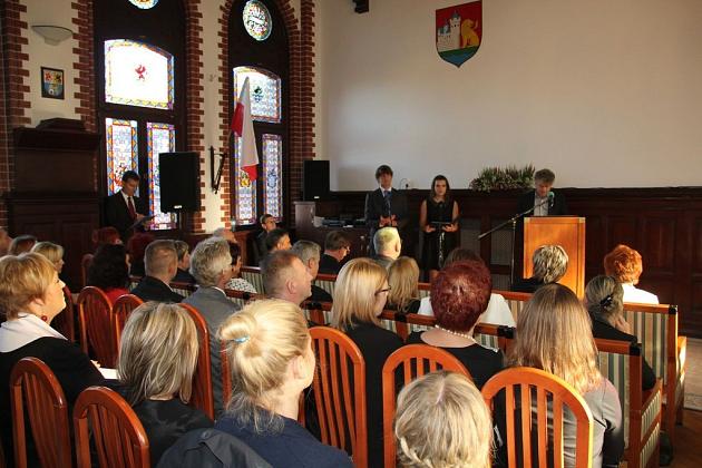 Spotkanie z okazji Dnia Edukacji Narodowej. Wręczano Nagrody Burmistrza Lęborka