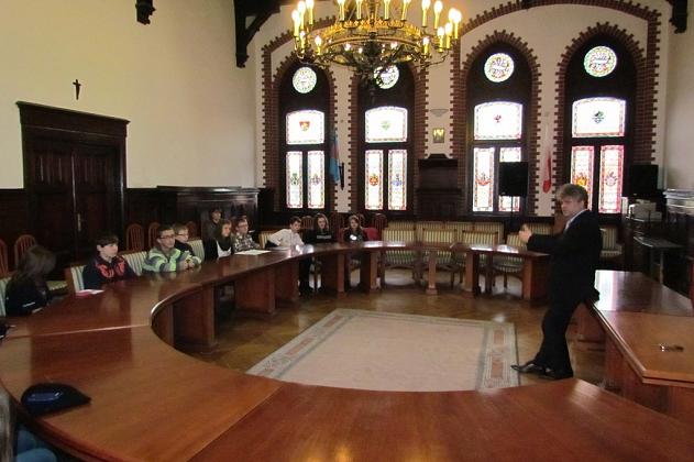 Przyszli dziennikarze „przepytali” burmistrza