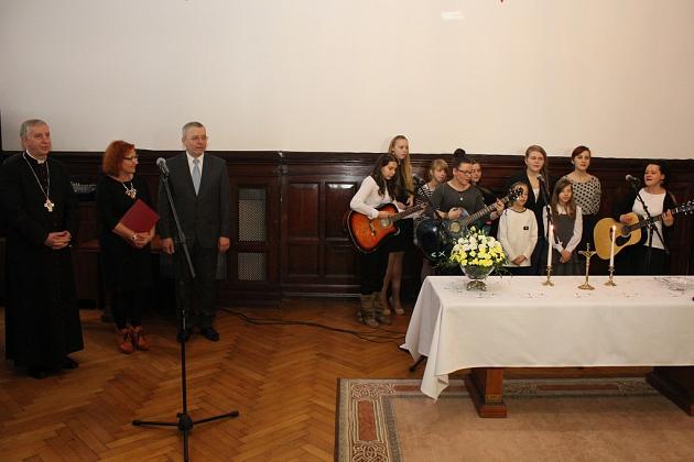 Biskup Kasyna kolędował w ratuszu