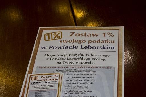 Spotkanie informacyjne „Zostaw 1% swojego podatku w Powiecie Lęborskim”
