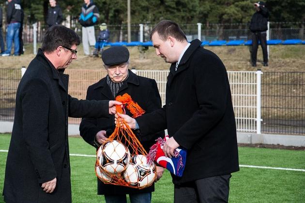 Otwarcie nowego boiska na Stadionie Miejskim