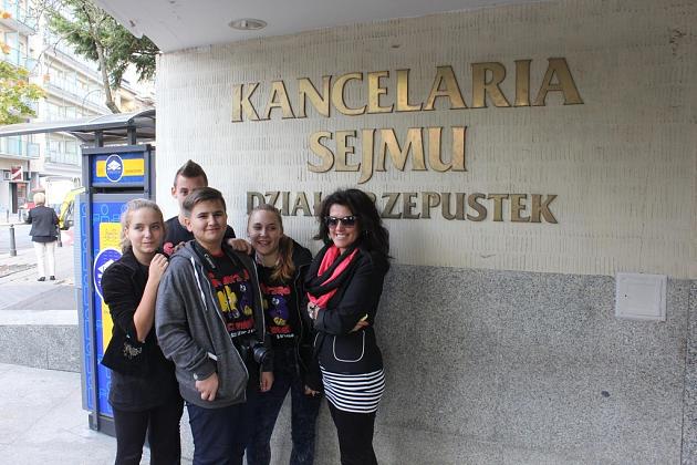 Wizyta Młodzieżowej Rady Miasta w Warszawie