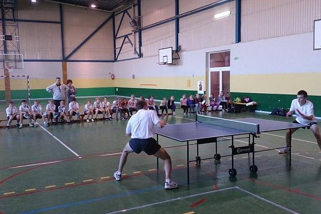 Zajęcia pokazowe z tenisa stołowego w ramach projektu „Baltic Rally”