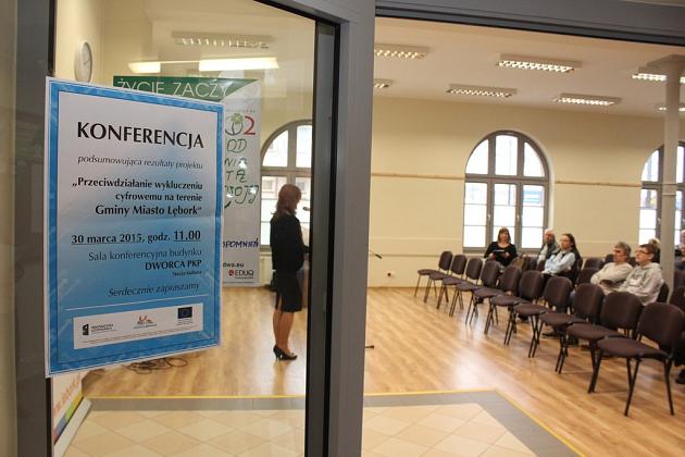 „Przeciwdziałanie wykluczeniu cyfrowemu na terenie Gminy Miasto Lębork” – konferencja kończąca projekt