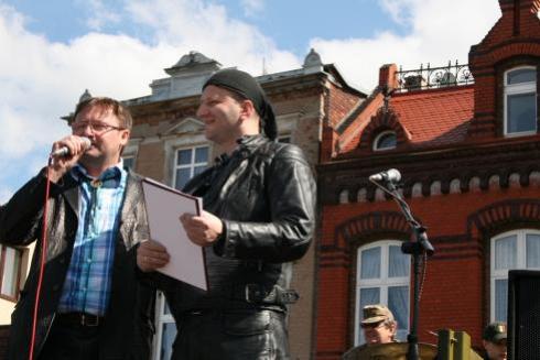 Burmistrz na motocyklu