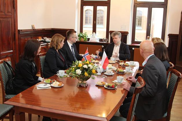 Wizyta przedstawicieli norweskiej dyplomacji w Lęborku