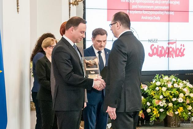 MPWiK odebrał certyfikat