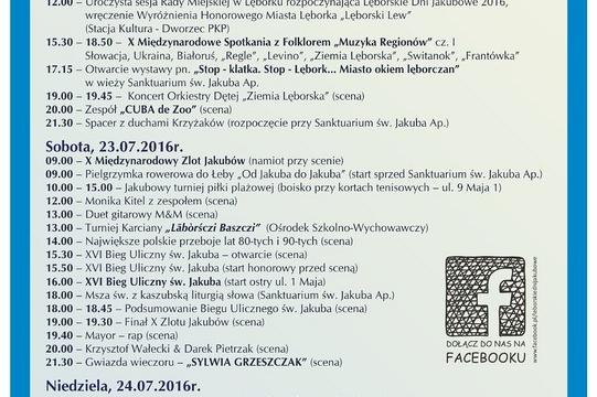 Narada ws. Lęborskich Dni Jakubowych