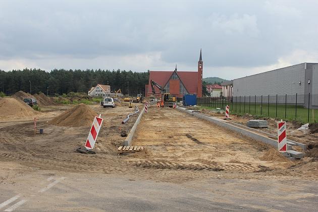 Budowa skrzyżowania na obwodnicy. Połączy ul. Żeromskiego, Jana Pawła II i Teligi