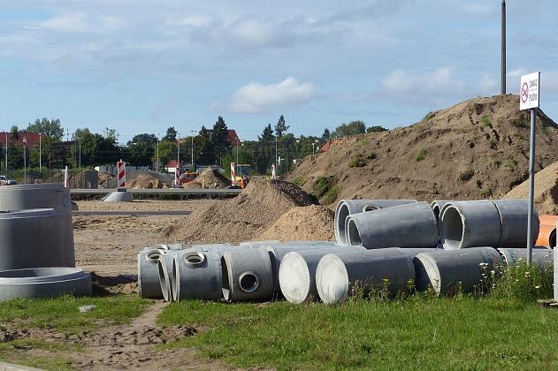 Objazd na obwodnicy. Trwa budowa nowego wyjazdu z osiedla