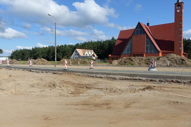 Objazd na obwodnicy. Trwa budowa nowego wyjazdu z osiedla