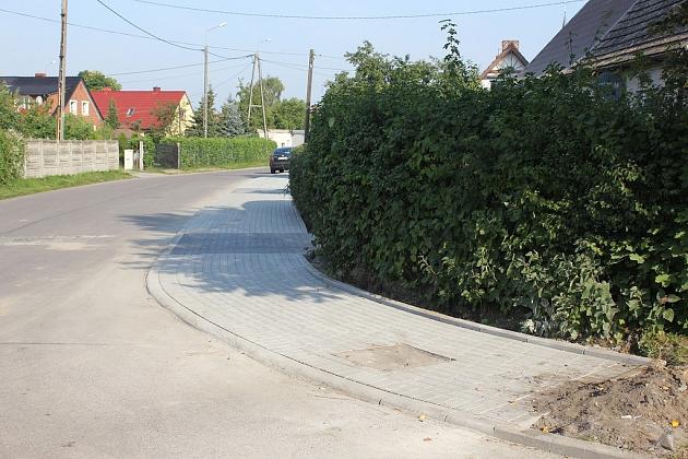 Remont chodnika na ulicy ks. Gracza