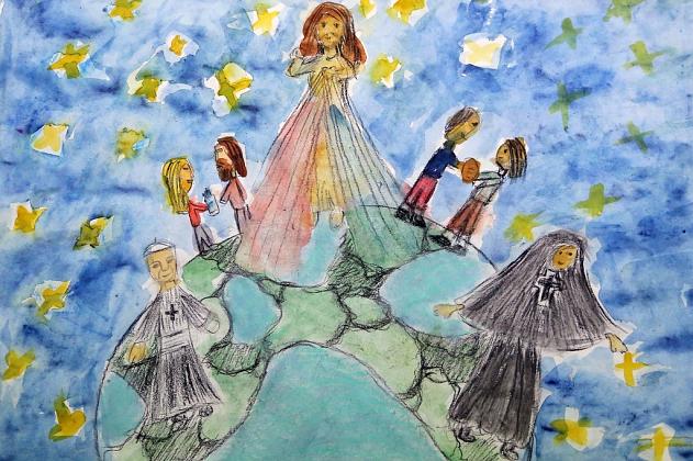 Rozstrzygnięcie konkursu plastycznego „Jan Paweł II - Bądźcie świadkami miłosierdzia”