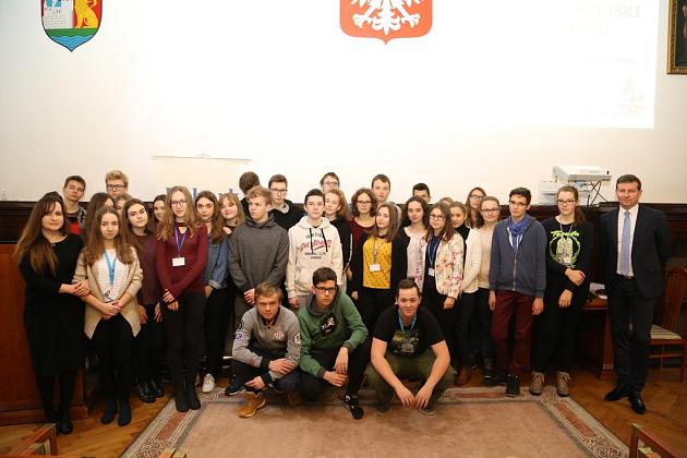 Światowy Tydzień Przedsiębiorczości 2016 - spotkanie z gimnazjalistami