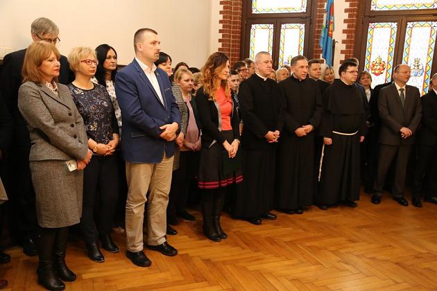 Kolęda Biskupa w ratuszu