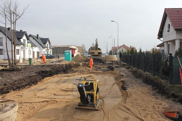 Budowa kanalizacji i asfaltowej jezdni na ulicy Tatrzańskiej