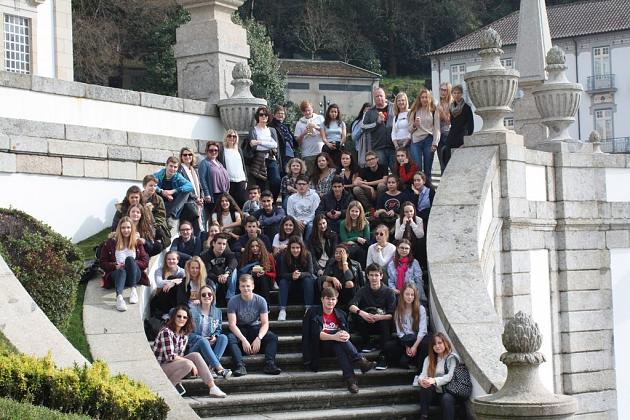 Grupa Erasmus+ Gimnazjum nr 1 w Portugalii