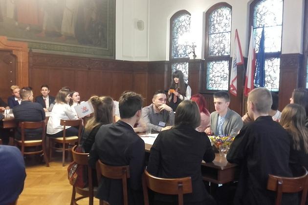 Spotkanie Młodzieżowych Rad Miast Lęborka, Ustki, Kościerzyny i Słupska