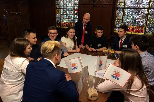 Spotkanie Młodzieżowych Rad Miast Lęborka, Ustki, Kościerzyny i Słupska