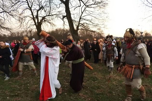 Misterium Męki Pańskiej w Parku Chrobrego