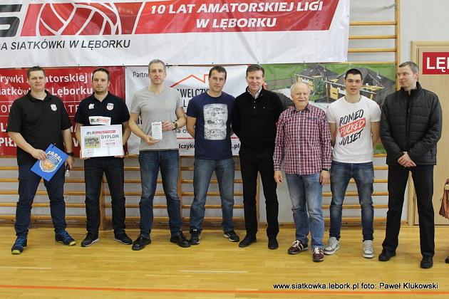 Klaja Cafee zwyciężyła w 10 edycji Amatorskiej Lidze Siatkówki w Lęborku