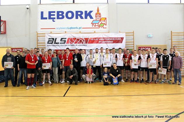 Klaja Cafee zwyciężyła w 10 edycji Amatorskiej Lidze Siatkówki w Lęborku