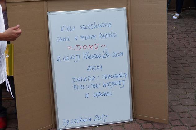 Jubileusz 20-lecia Środowiskowego Domu Samopomocy „LWIĄTKO”