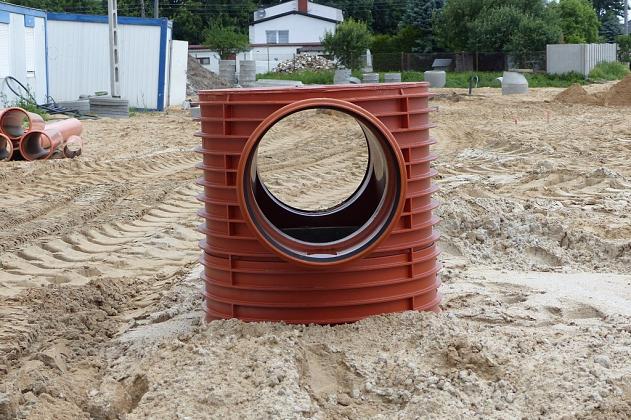 Most na Weterynaryjnej. Trwa budowa kanalizacji deszczowej