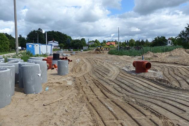 Most na Weterynaryjnej. Trwa budowa kanalizacji deszczowej