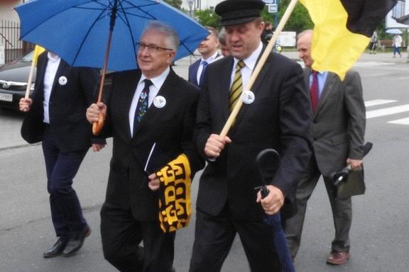 Liczna delegacja lęborskich Kaszubów na XIX Zjeździe w Rumi