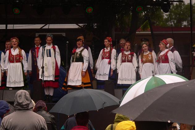Liczna delegacja lęborskich Kaszubów na XIX Zjeździe w Rumi