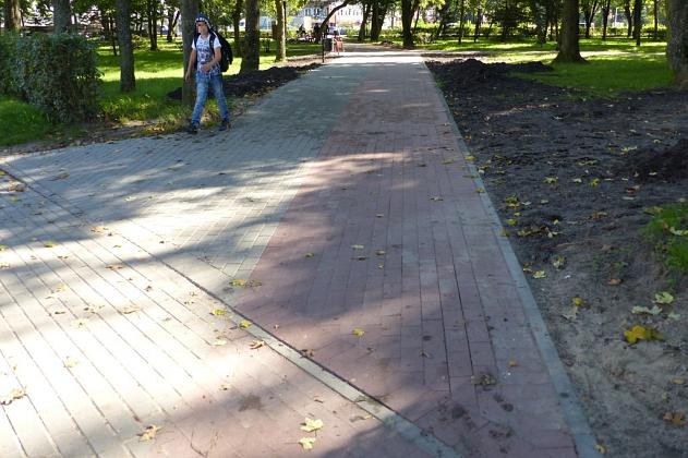 Ścieżka rowerowa otwarta. Bezpieczny przejazd przez Park im. Michalskiego