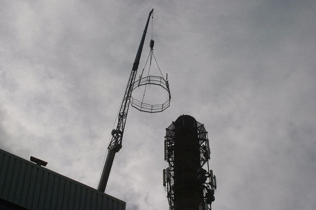 Remont komina kotłowni KR-1