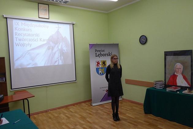 IX międzyszkolny konkurs recytacji twórczości Karola Wojtyły