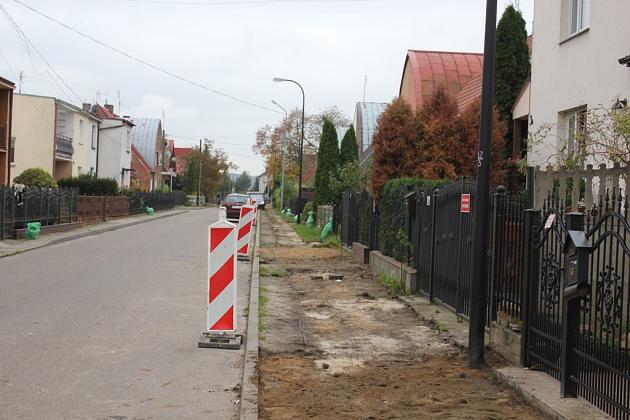 Ulica Kolonia w remoncie